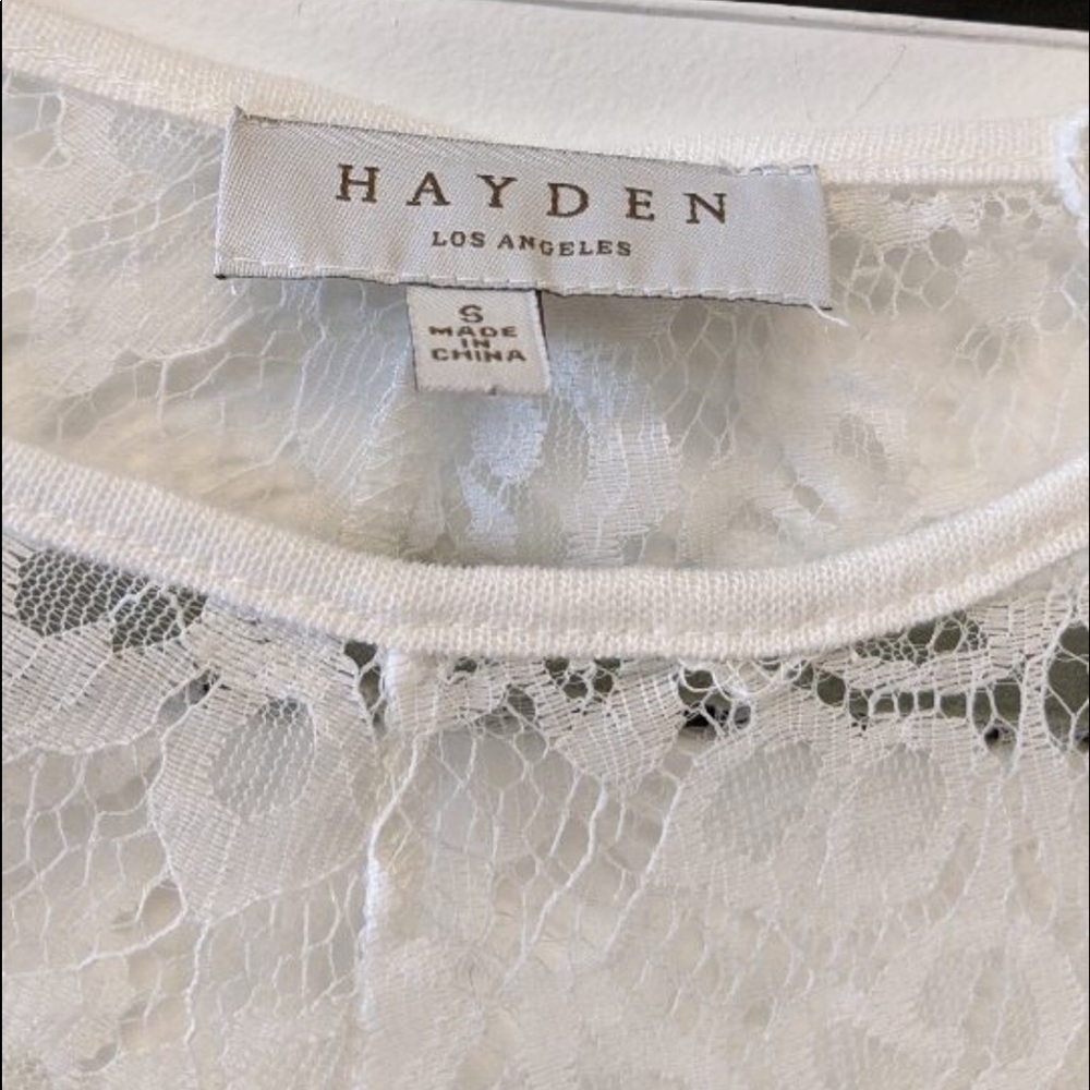 White Lace Top - Picture 3 of 5